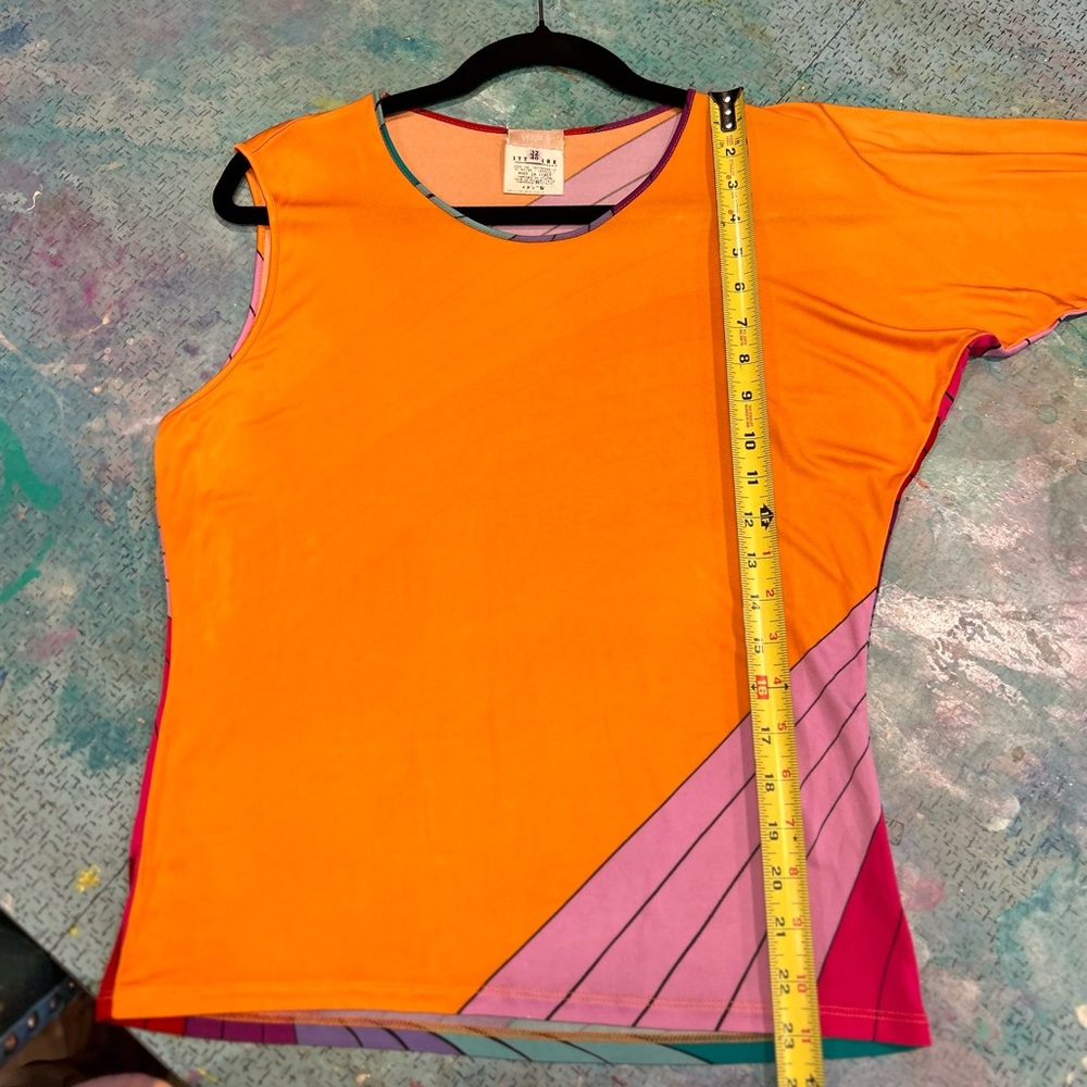 Y2K Versace Psychedelic Top - Picture 15 of 15
